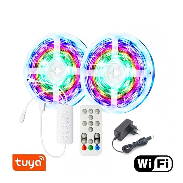 I&scaron;manioji LED juosta su valdikliu Feelspot FS-ICC02W 5m Wi-fi, Tuya 1