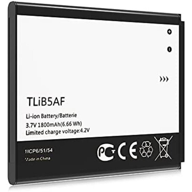 Akumuliatorius Alcatel TLiB5AF for Modem One Touch/Pop C5/OT5036/OT5036D/OT5036/OT5036D/S800/S710 1800mAh OEM