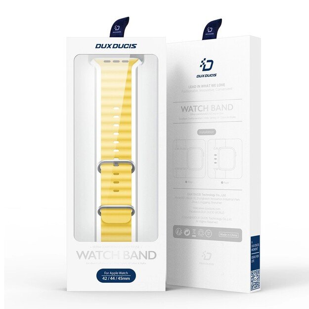 Apyrankė Dux Ducis OceanWave Series Apple Watch 38/40/41mm Yellow 4