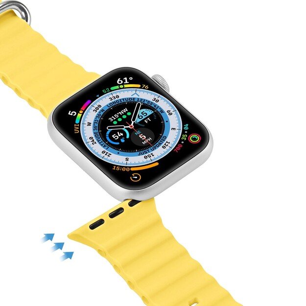 Apyrankė Dux Ducis OceanWave Series Apple Watch 38/40/41mm Yellow 3