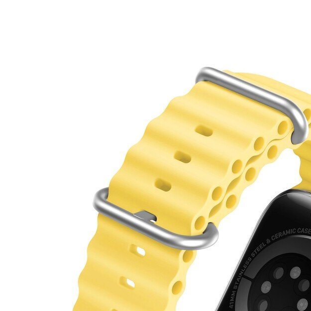 Apyrankė Dux Ducis OceanWave Series Apple Watch 38/40/41mm Yellow 2