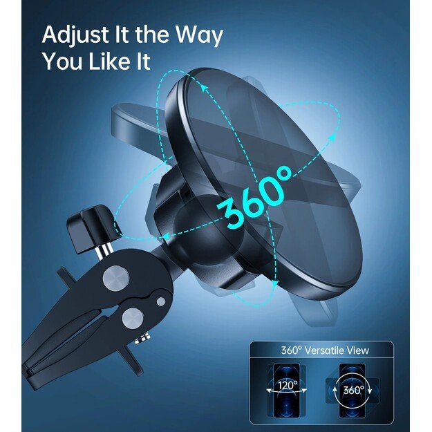 Automobilinis telefono laikiklis Choetech AT0004 MagSafe juodas 4