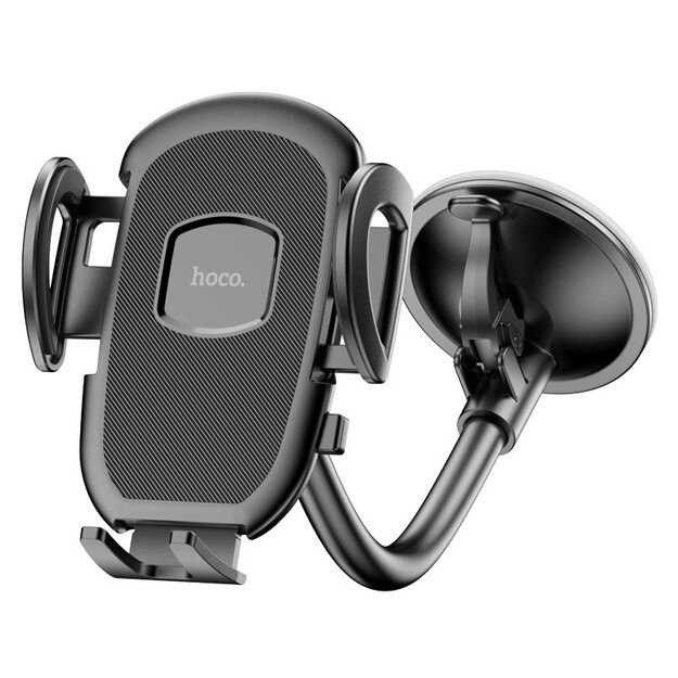 Automobilinis telefono laikiklis Hoco H10 (windshield) juodas 2