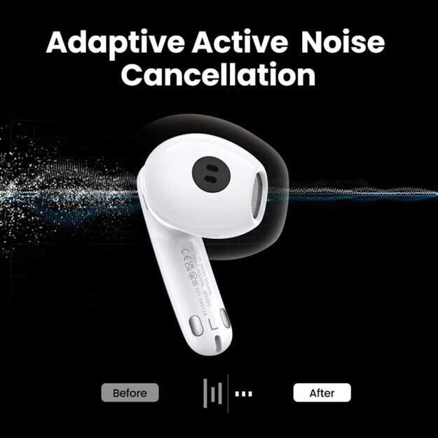 Belaidės ausinės Ugreen HiTune H6 Pro Active Noise-Cancelling Earbuds (35873) baltos 2