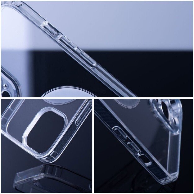 Dėklas Clear MagSafe Case Apple iPhone 15 Pro skaidrus 2