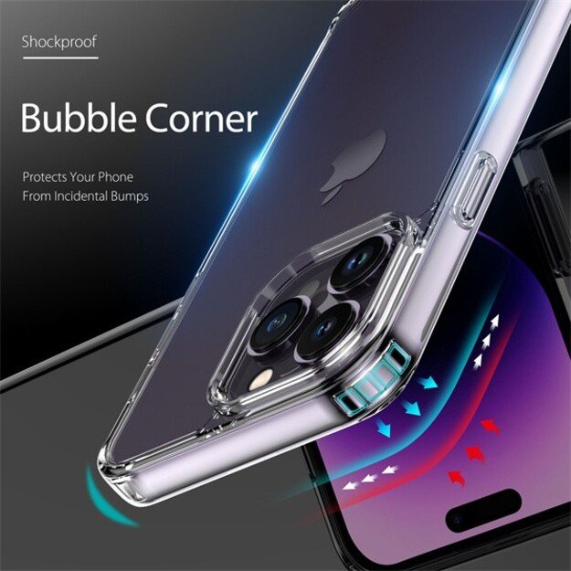 Dėklas Dux Ducis Clin Apple iPhone 15 Pro skaidrus 4