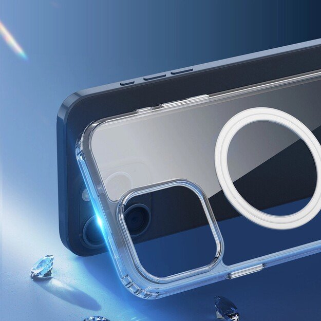 Dėklas Dux Ducis Clin Magsafe Apple iPhone 16 Pro skaidrus 5