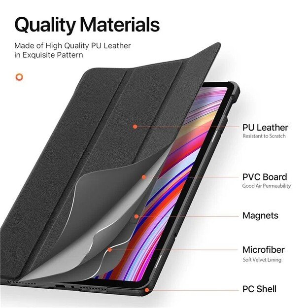 Dėklas Dux Ducis Domo Xiaomi Redmi Pad Pro 12.1 juodas 4