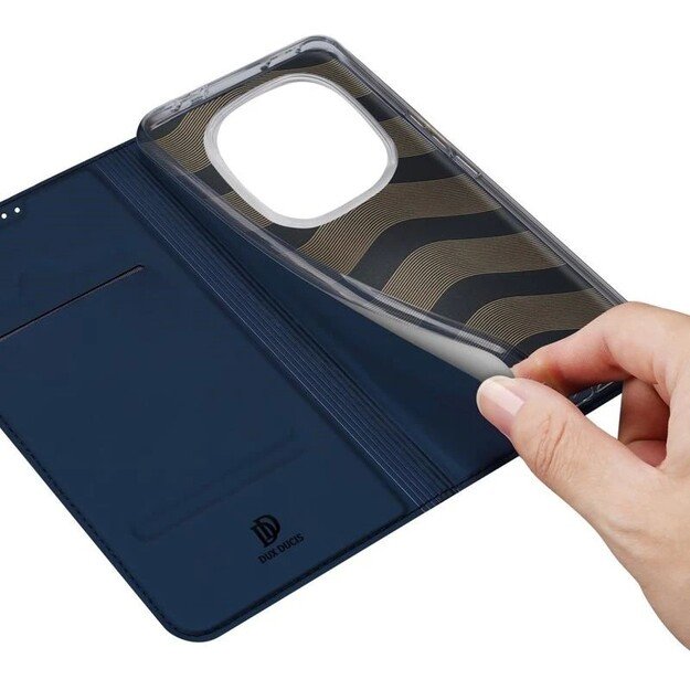 Dėklas Dux Ducis Skin Pro Xiaomi Redmi Note 14 Pro 5G/Poco X7 tamsiai mėlynas 3