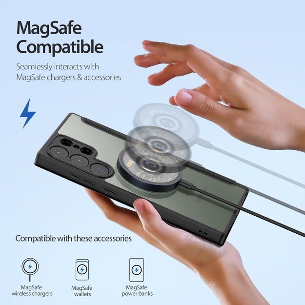 Dėklas Dux Ducis Skin X Pro Samsung S928 S24 Ultra juodas 2