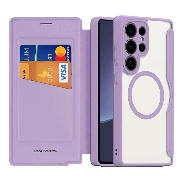 Dėklas Dux Ducis Skin X Pro skirtas Samsung S938 S25 Ultra violetinis 1