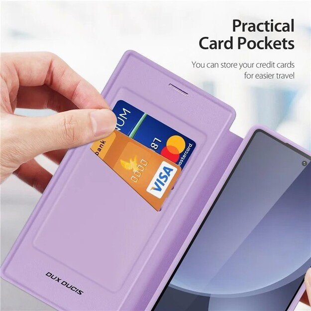 Dėklas Dux Ducis Skin X Pro skirtas Samsung S938 S25 Ultra violetinis 4