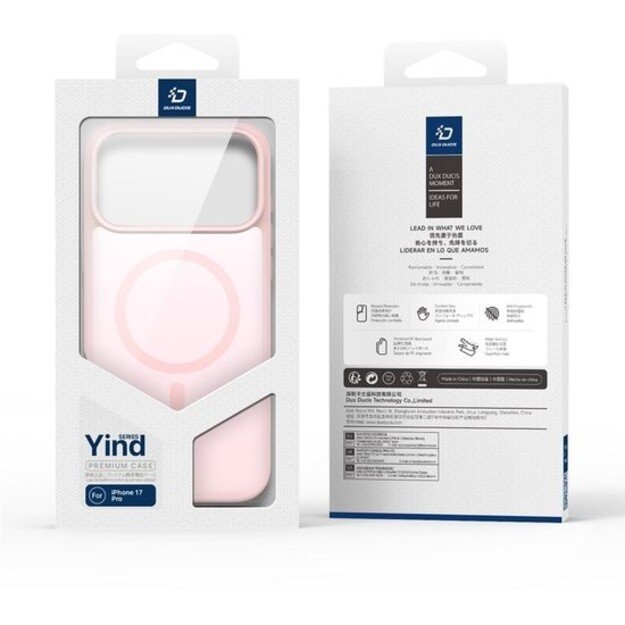 Dėklas Dux Ducis Yind Apple iPhone 17 Pro rožinis 7