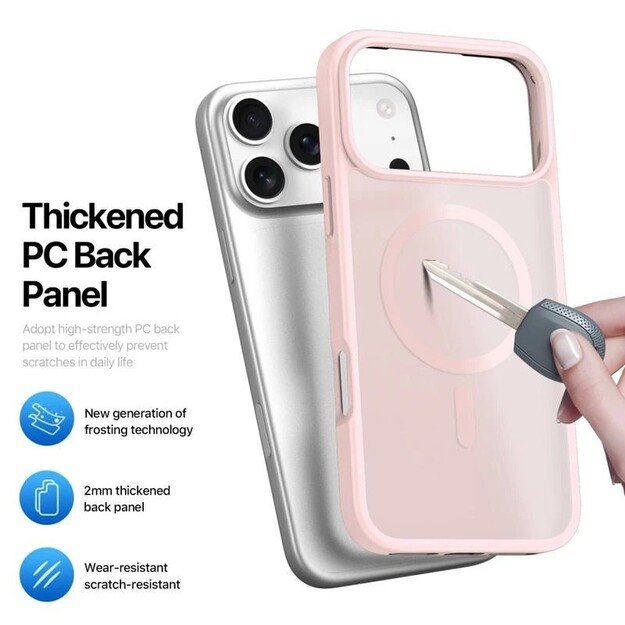 Dėklas Dux Ducis Yind Apple iPhone 17 Pro rožinis 5