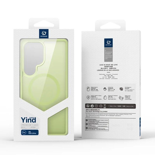 Dėklas Dux Ducis Yind skirtas Samsung S938 S25 Ultra žalias 5