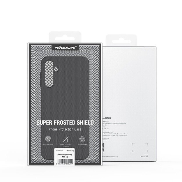 Dėklas Nillkin Super Frosted Shield Samsung A146 A14 5G juodas 1