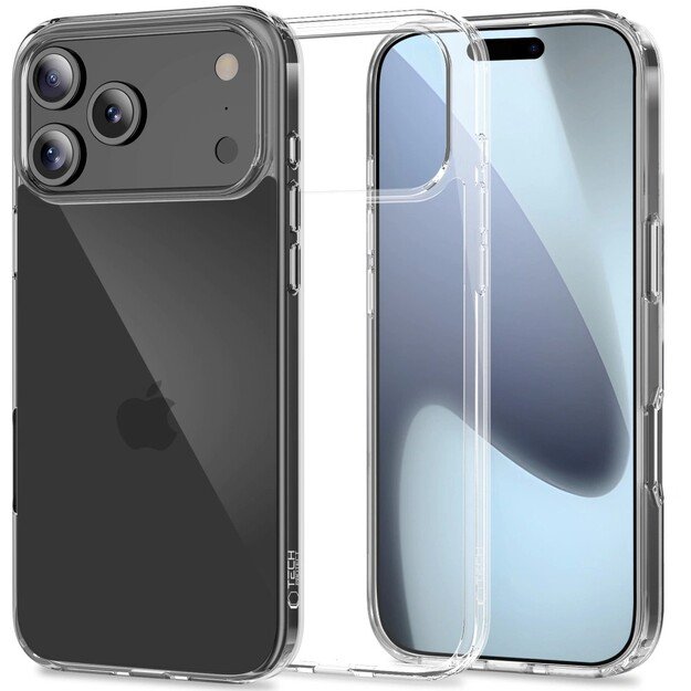 Dėklas Tech-Protect Flexair Hybrid Apple iPhone 17 Pro Max skaidrus