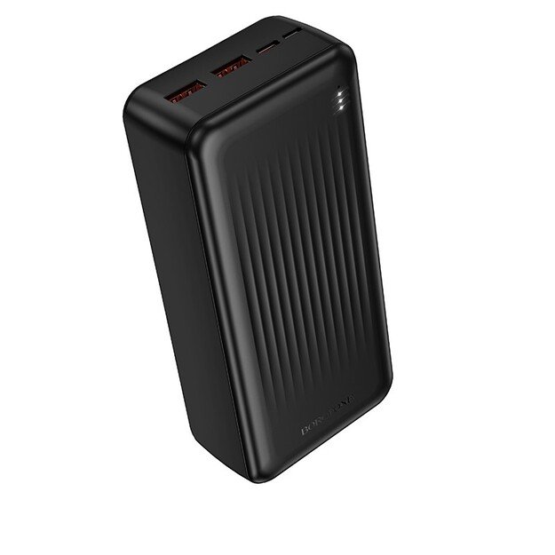 I&scaron;orinė baterija Power Bank Borofone BJ80B 22.5W 30000mAh juoda