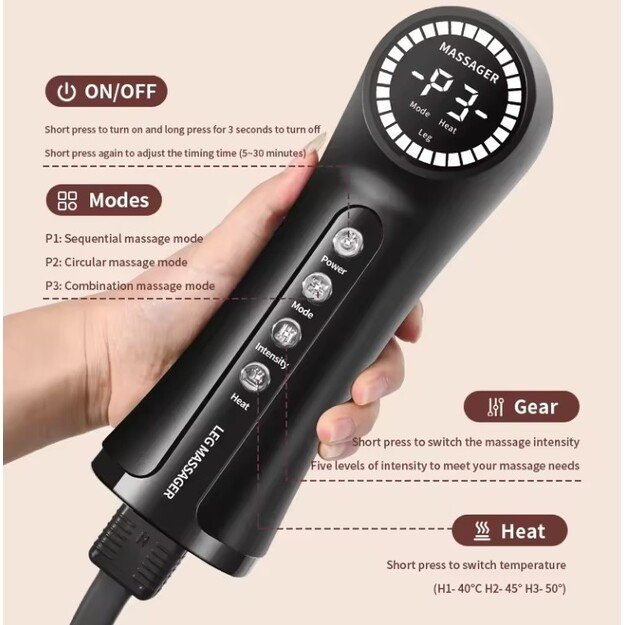 Limfodrenažinis masažuoklis Reach LKM2 4