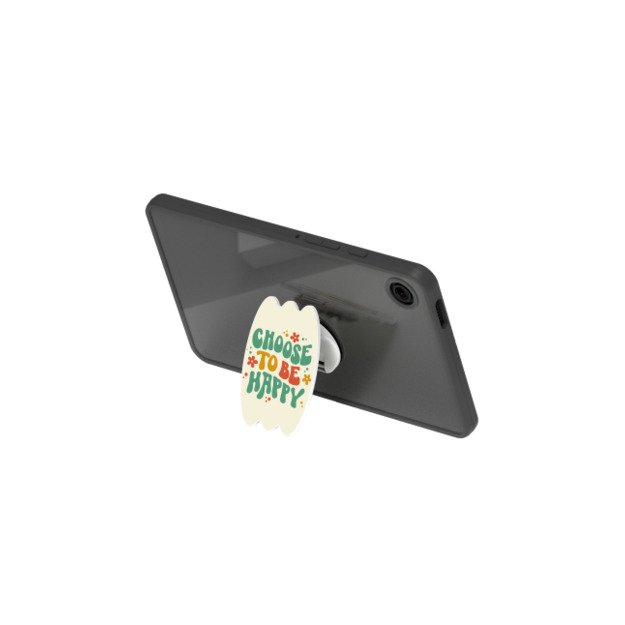 FPX115AMBGW Tab A9 Hybrid Edge Cover with Finger Tok Transparent, Green 1