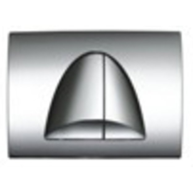 Dvigubas vandens nuleidimo mygtukas 097M baltas