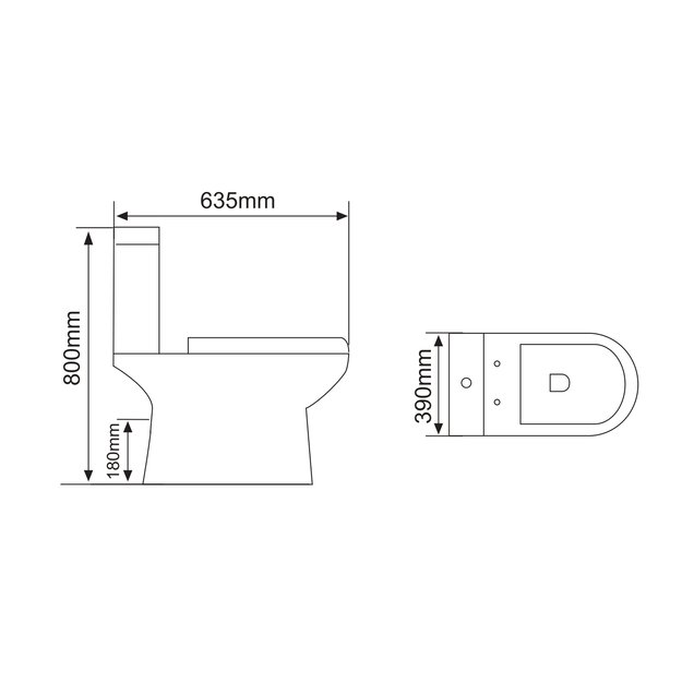 Klozetas PORTO 014P RIMLESS 1