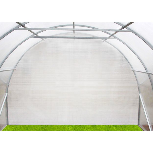 &Scaron;iltnamio tunelis 8m ilgio su polikarbonatine danga (uždengtas tunelis ir abu galai)