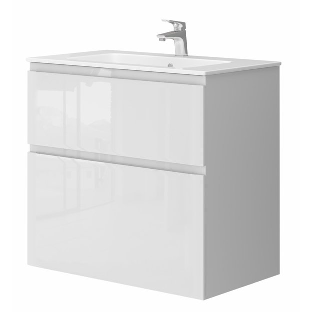 Vonios kambario spintelė su praustuvu Ester ES-80 balta 3