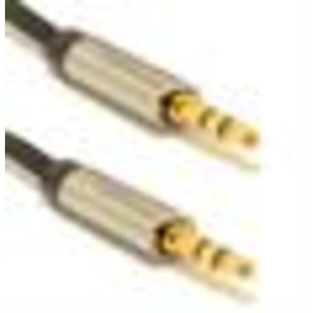 CABLE AUDIO 3.5MM 0.75M/CCAP-444-0.75M GEMBIRD 1