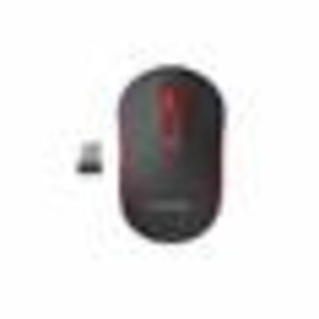 MOUSE USB OPTICAL WRL BLACK/RED MUSW-4B-03-R GEMBIRD 1