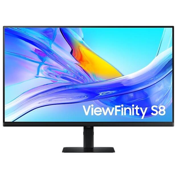 LCD Monitor|SAMSUNG|27 |4K|Panel IPS|3840x2160|16:9|60Hz|5 ms|Swivel|Pivot|Height adjustable|Tilt|Colour Black|LS27D800UAUXEN
