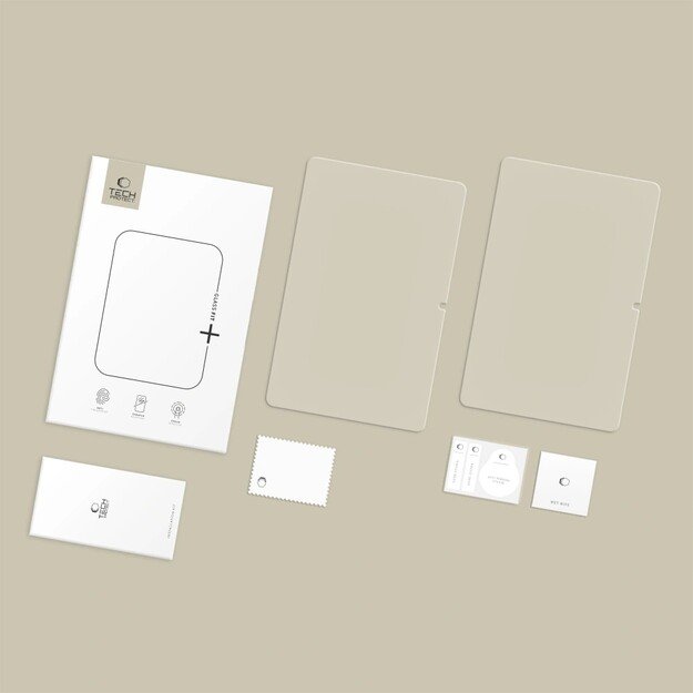 LCD apsauginis stikliukas Tech-Protect Glass Fit+ 2-Pack Lenovo IdeaTab 11.0 TB336 5