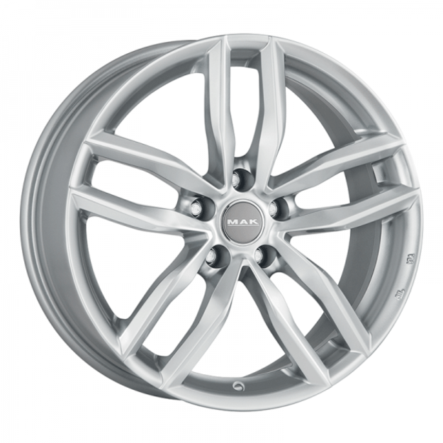 Ratlankiai MAK Sarthe Silver 8J 66.6 5 112 ET28 R18