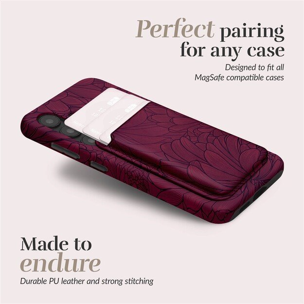 MIO Berry Blooms Magsafe Case Compatible Card Holder 4