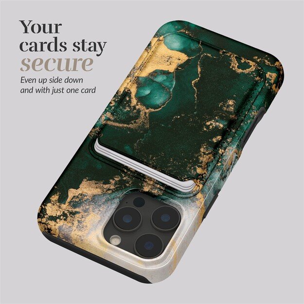 MIO Green Marble Magsafe Case Compatible Card Holder 3