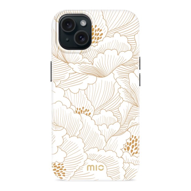 MIO White Roses Magsafe Case Compatible for Samsung S24 Ultra 5G