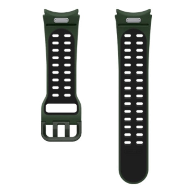 SXR94LGE Extreme Sport Band for 20mm (M/L) for Samsung Galaxy Watch6/Watch5, Green/Black 1