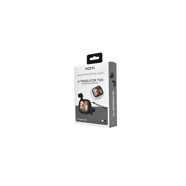 Toti TWS AI Translator ST25, Black 5