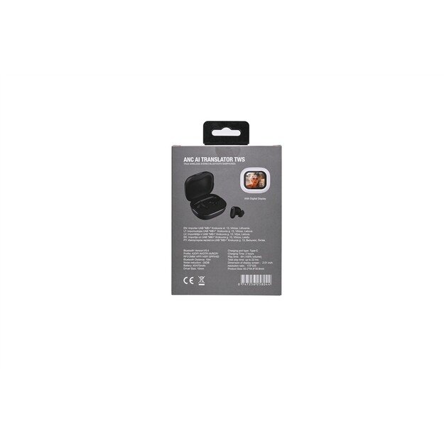 Toti TWS AI Translator ST25, Black 3