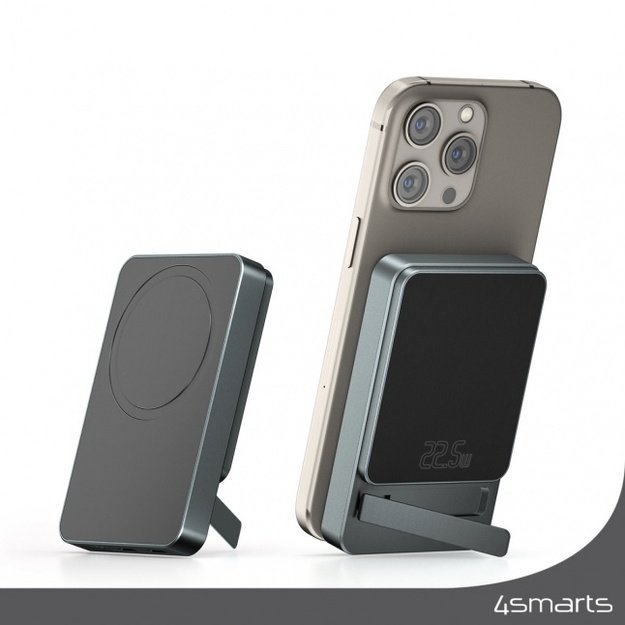 Wireless Power Bank OneStyle 5000mAh MagSafe compatible, black 2