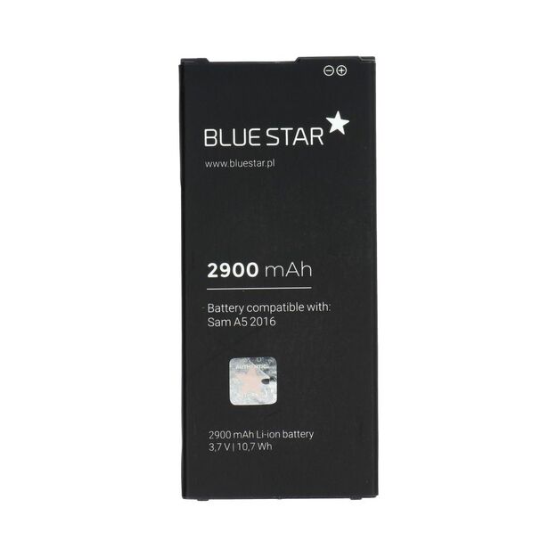 Battery for Samsung A5 2016 2900 mAh Blue Star Premium