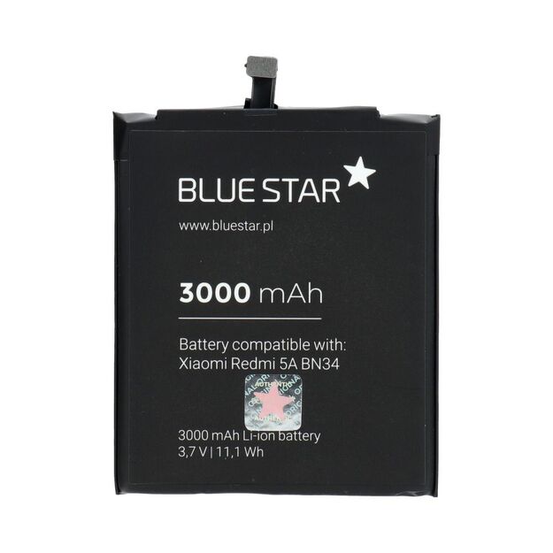 Battery for Xiaomi Redmi 5A (BN34) 3000 mAh Blue Star