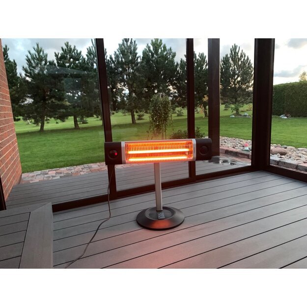 Infraraudonųjų spindulių &scaron;ildytuvas Veito CH1800 RE, baltas 3