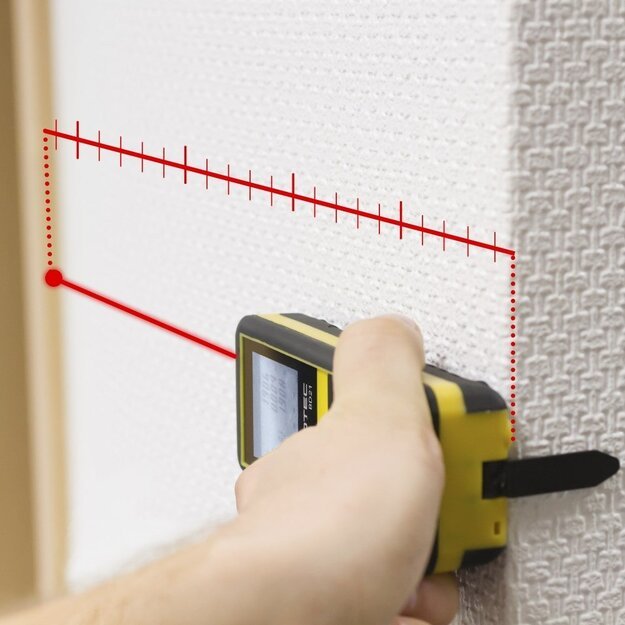 Skaitmeninis lazerinis atstumų matuoklis TROTEC BD21 8