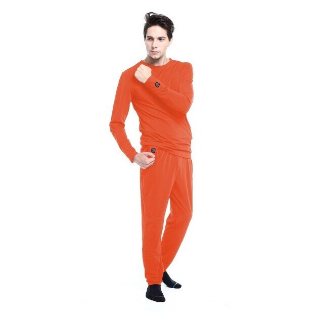 &Scaron;ildančios kelnės Glovii GP1R su baterija, raudonos 1