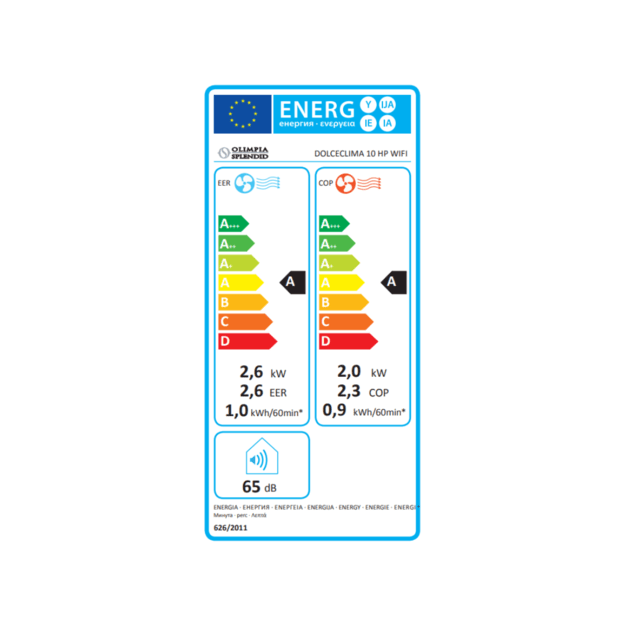 Mobilus oro kondicionierius Olimpia Splendid Dolceclima 10 HP WiFi 5