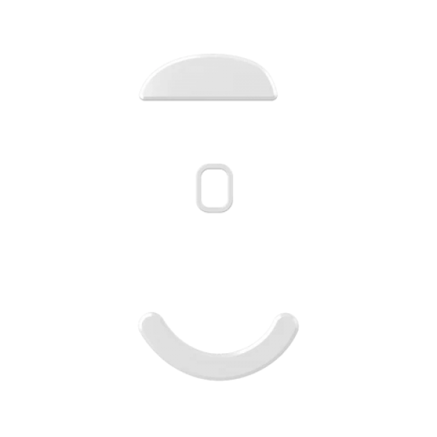 Pulsar PTFE Skates for Pulsar Xlite V2, V3, V4 & Feinmann F01 White (0.8mm) (Balti) Pakaitiniai Mouse Feet