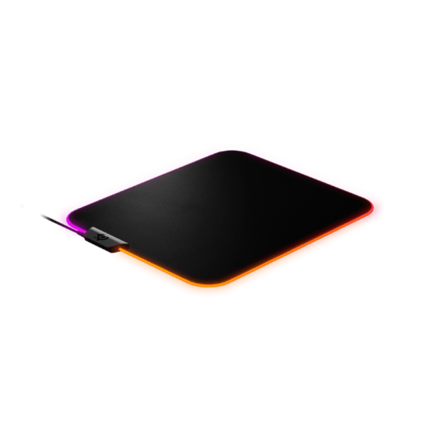 SteelSeries QcK Prism Medium Black (320 x 270 x 4mm) (Juodas) Pelės Kilimėlis 