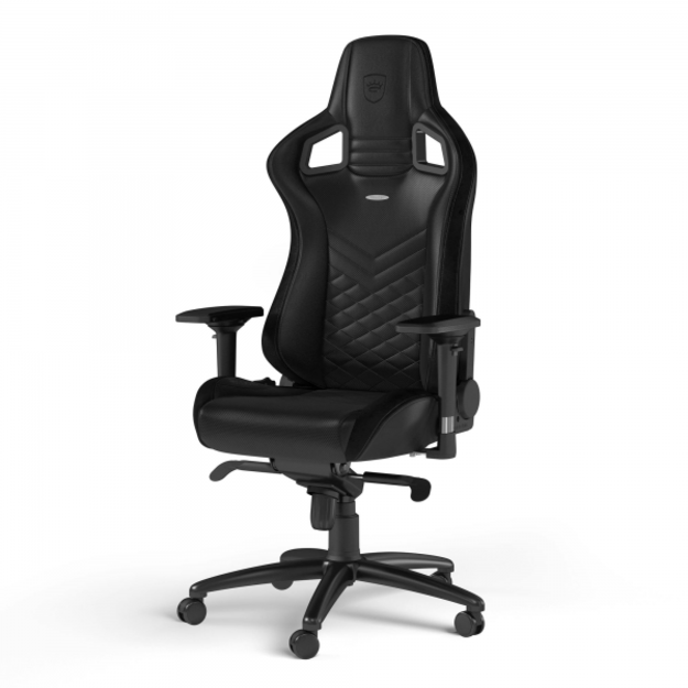noblechairs EPIC - Black - PU Leather (Juoda PU Oda) Kėdė