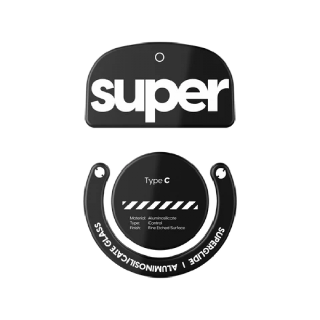 Superglide 2 (Type-C) Glass Skates Logitech G Pro X Superlight 1 Black (Juodi) Pakaitiniai Mouse Feet